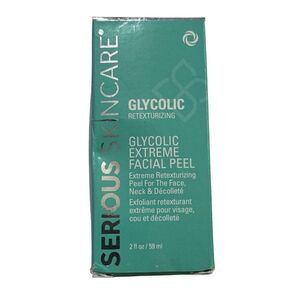 Serious Skincare Glycolic Retexturizing Extreme Facial Peel 2 Fl Oz NEW SEALED